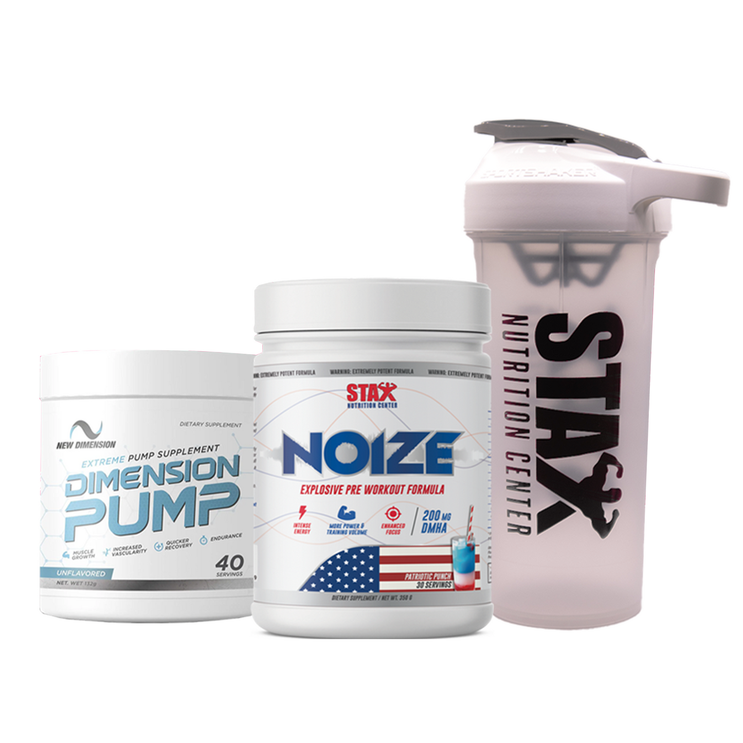 Pre-Workout / Pump Stack - Intense Energy Bundle-Stax Nutrition Center