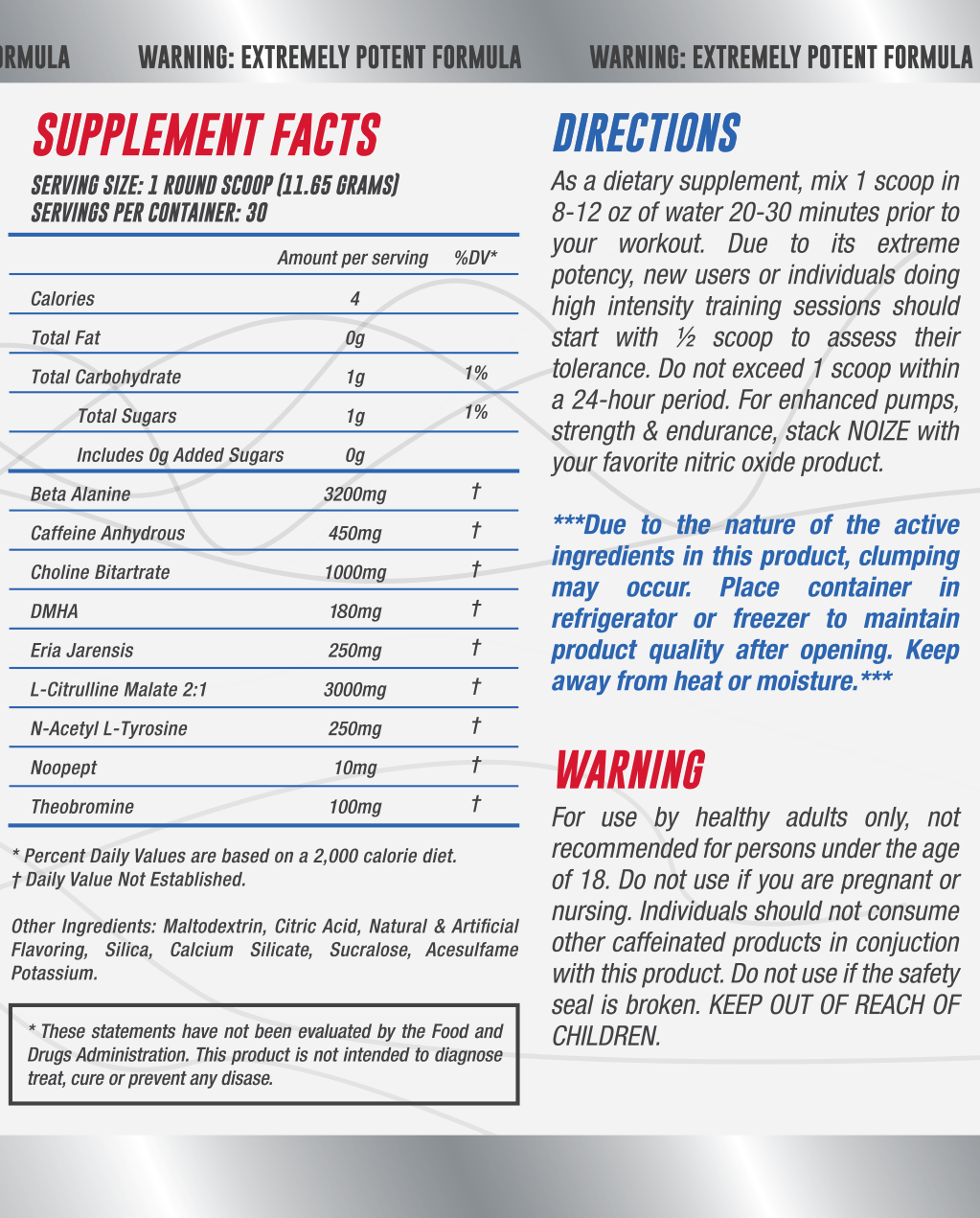 Noize Pre-Workout-Stax Nutrition Center