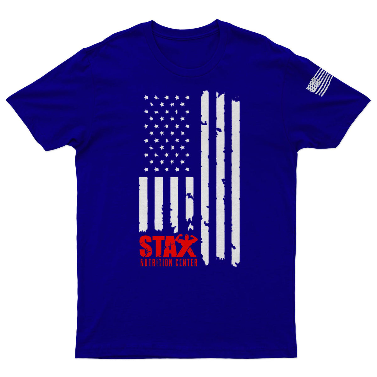 White American Flag Shirt – Stax Nutrition Center