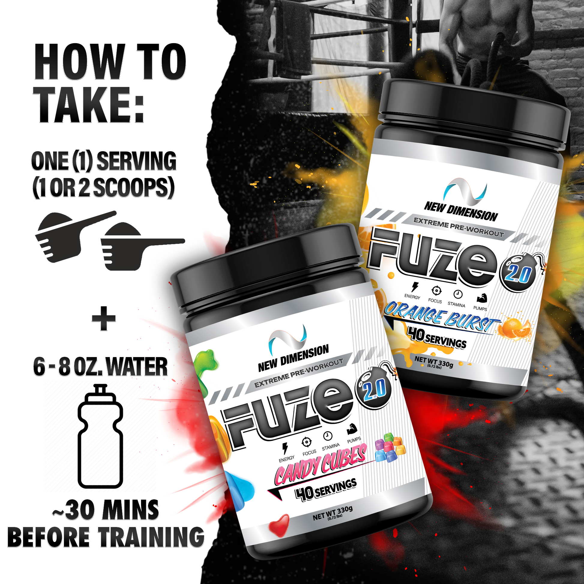 Fuze 2.0 Pre Workout-Stax Nutrition Center