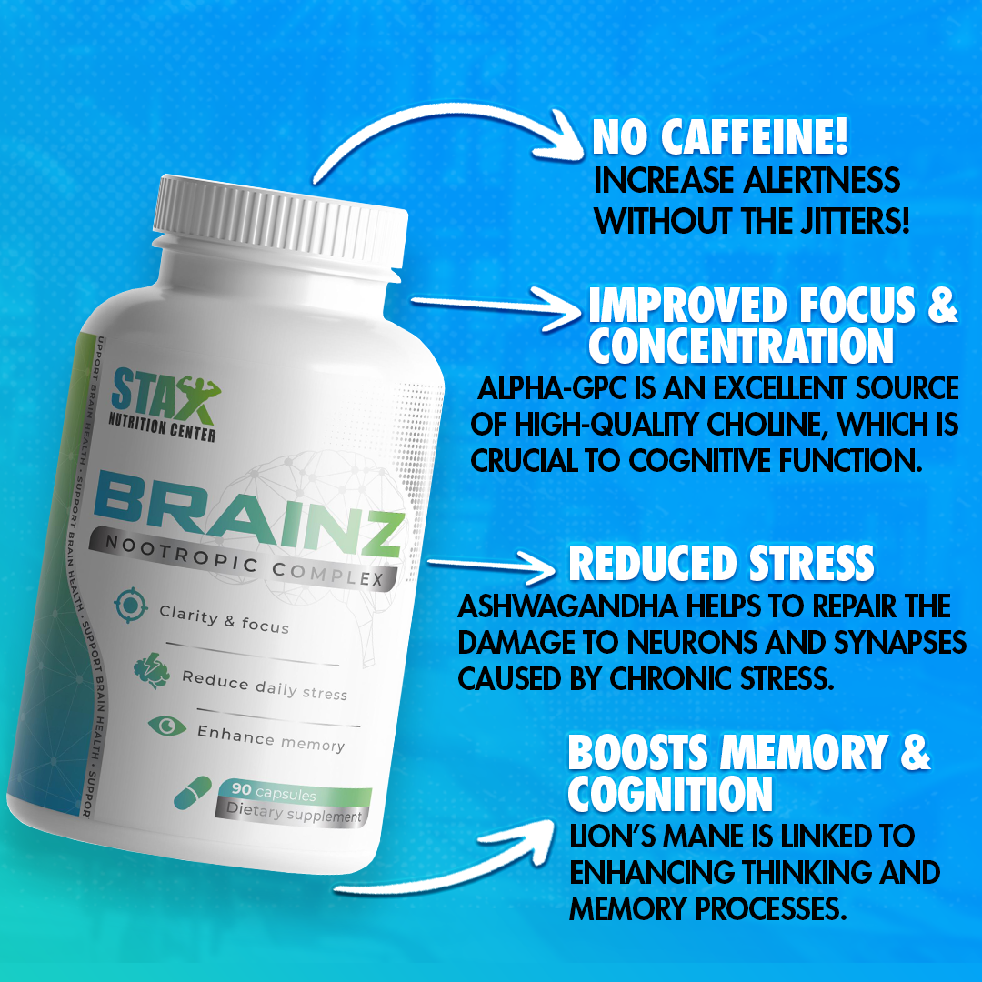 Brainz Nootropic-Stax Nutrition Center