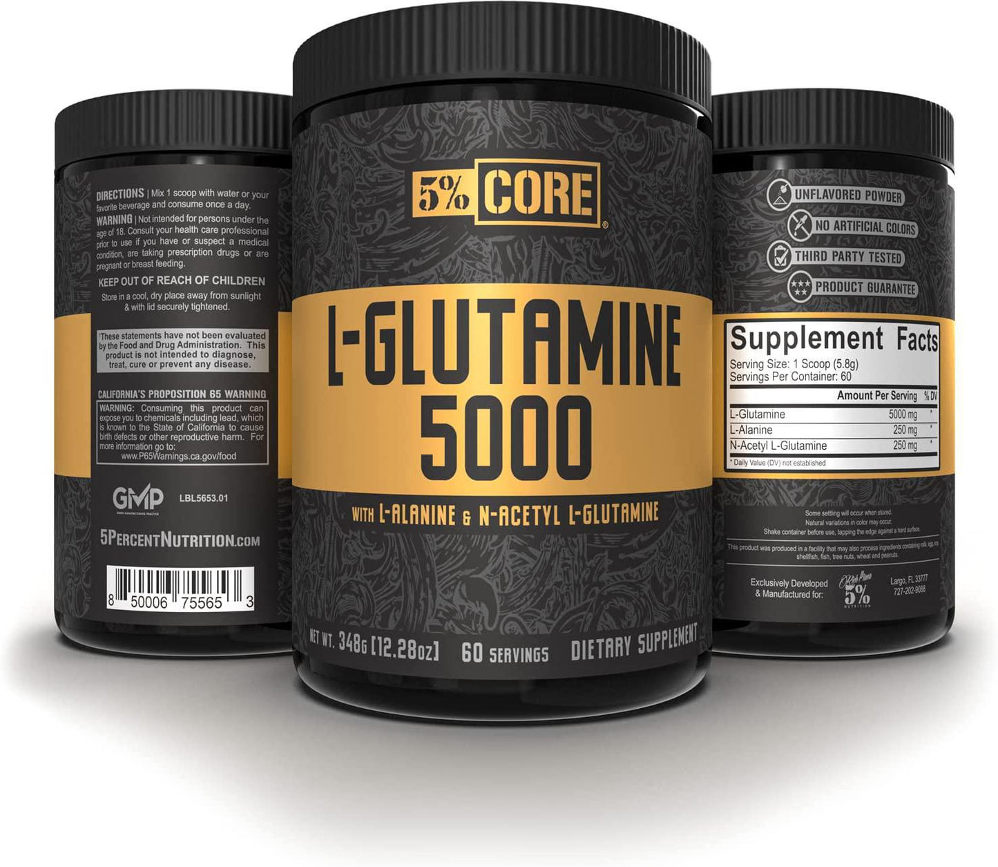 5% L-Glutamine 5000-Stax Nutrition Center