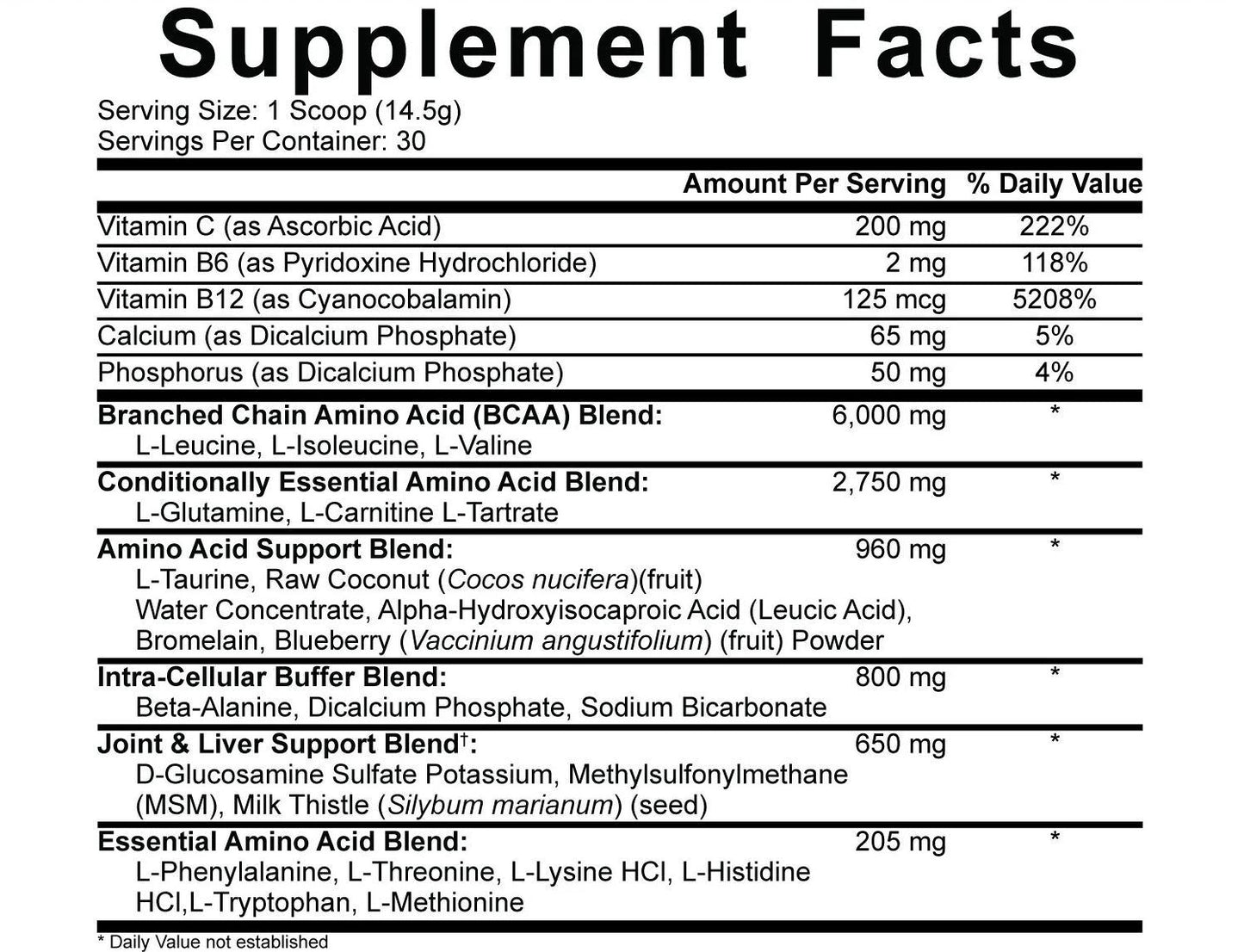 5% ADYM-Stax Nutrition Center