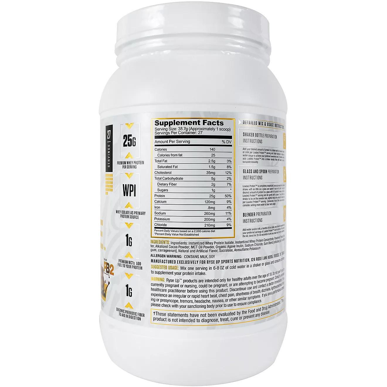 Ryse Loaded Protein-Stax Nutrition Center