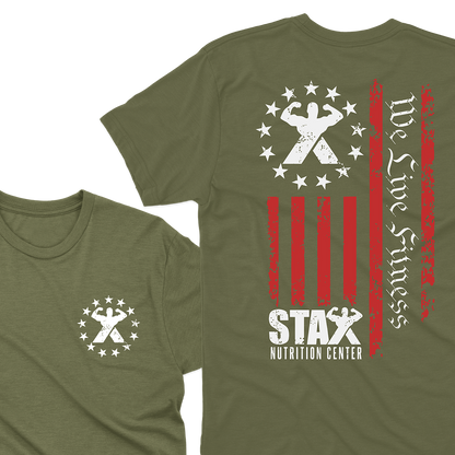 STAX Revolutionary T-Shirt - Military Green