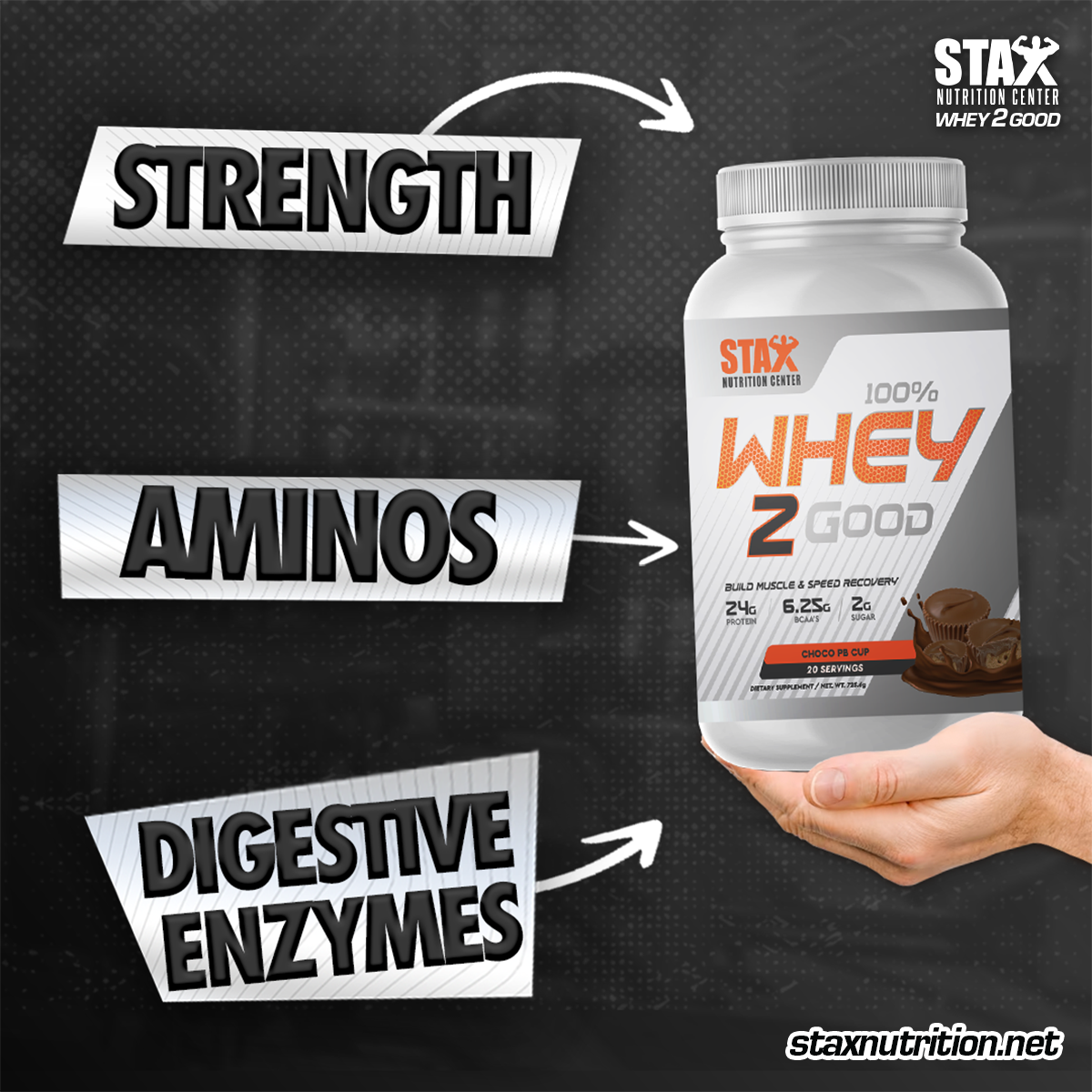 Whey2Good Premium Whey Protein Powder