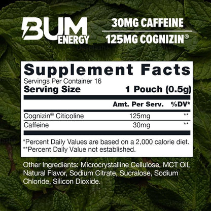 BUM Energy Pouches 16ct 5pk