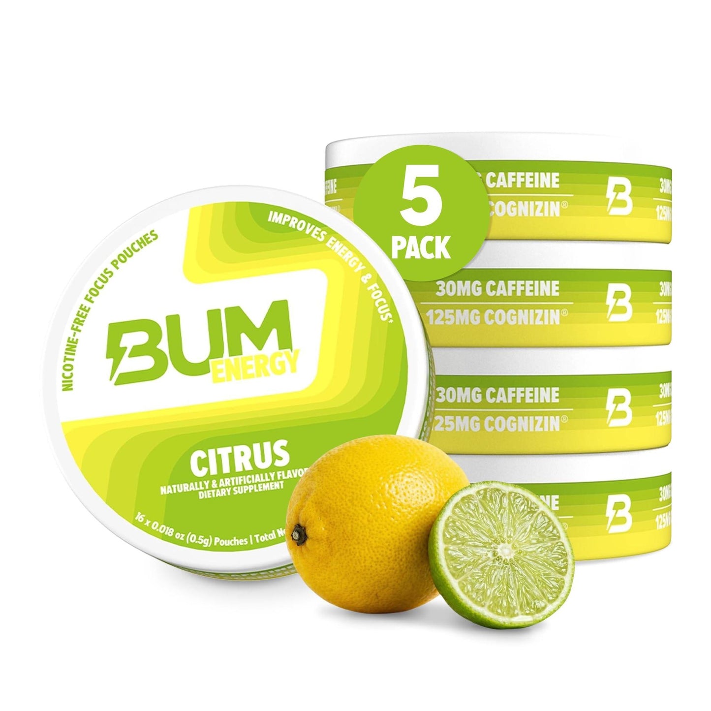 BUM Energy Pouches 16ct 5pk