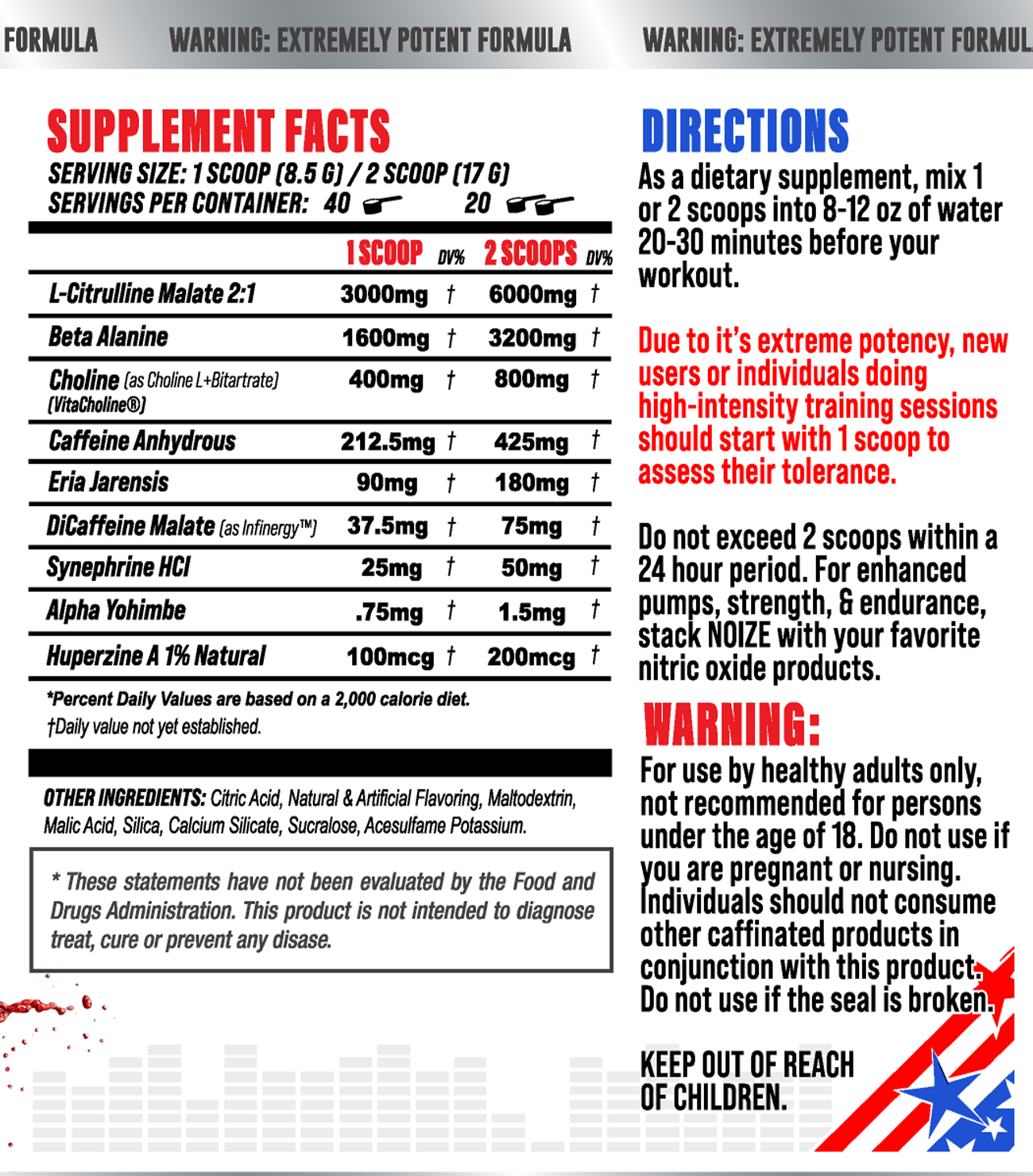 Noize Pre Workout [STAX Nutrition]