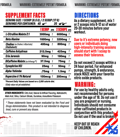 Noize Pre Workout [STAX Nutrition]