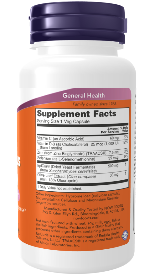 Immunity Plus Capsules [Now Essentials] Healthy Immune Support