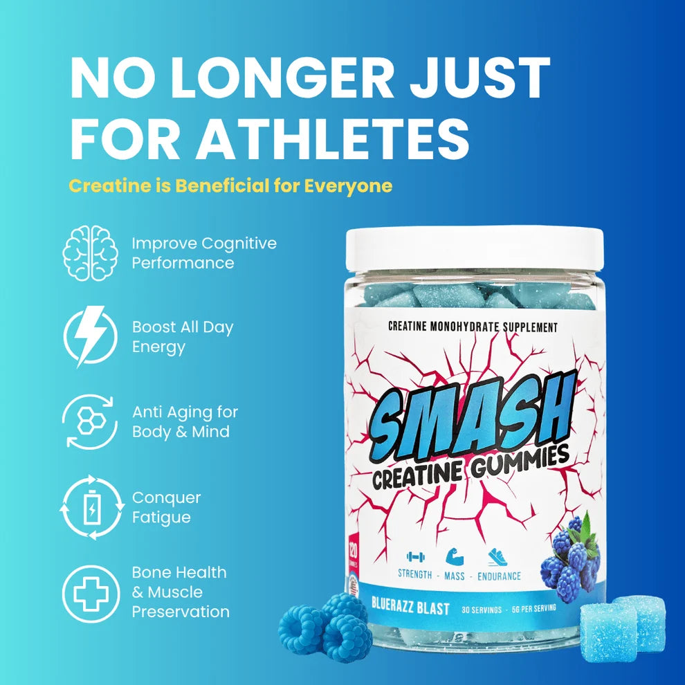 SMASH Creatine Gummies 120ct